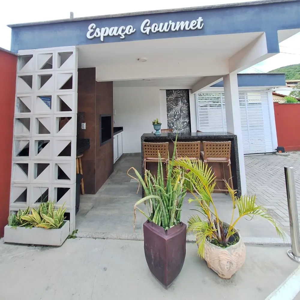 Entrada do Espaço Gourmet da pousada
